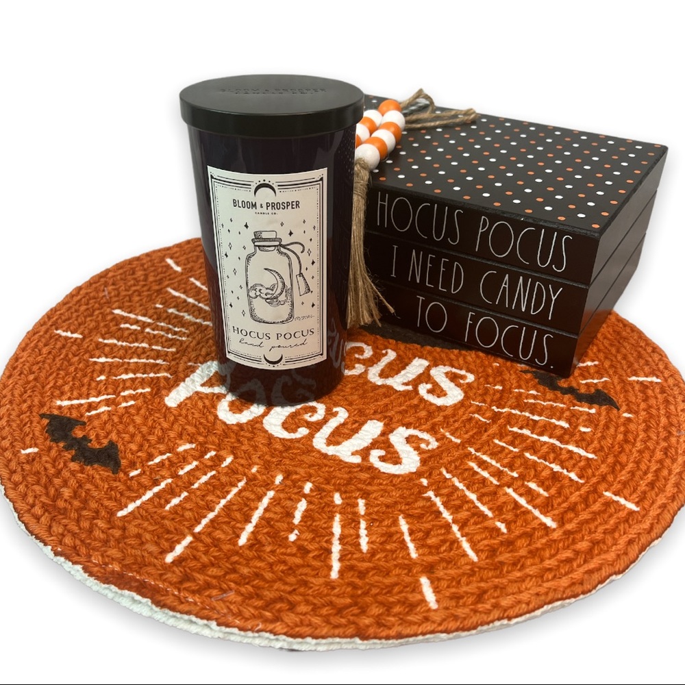 Bloom & Prosper Hocus Pocus Med size Hand poured Candle 11.5 oz Richly scented